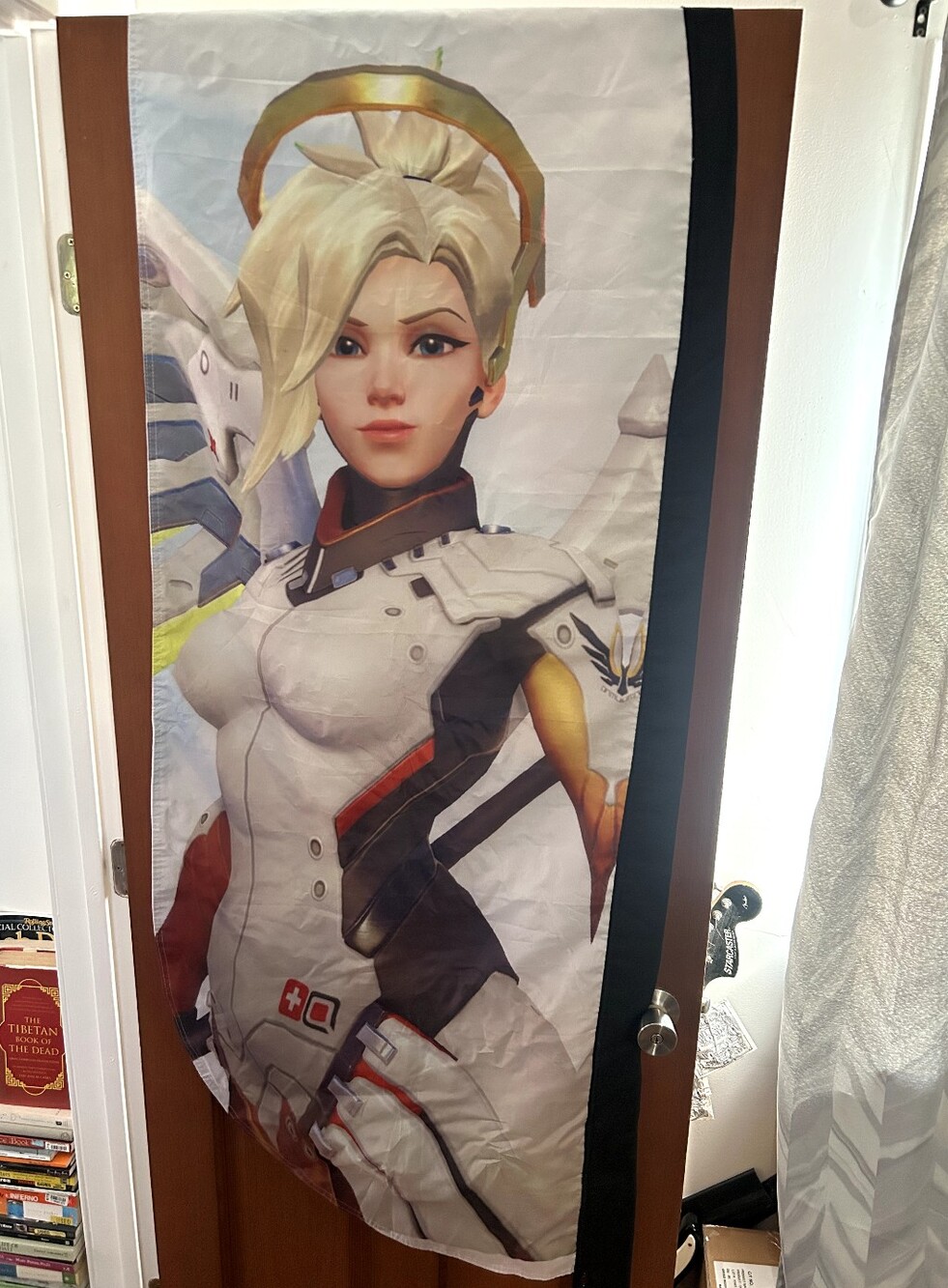 Overwatch Mercy Road Banner, unique / one of a kind, never for sale